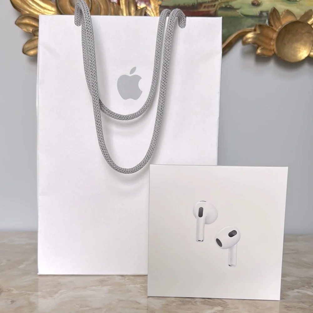 New Authentic Apple - AirPods with Lightning Charging Case.